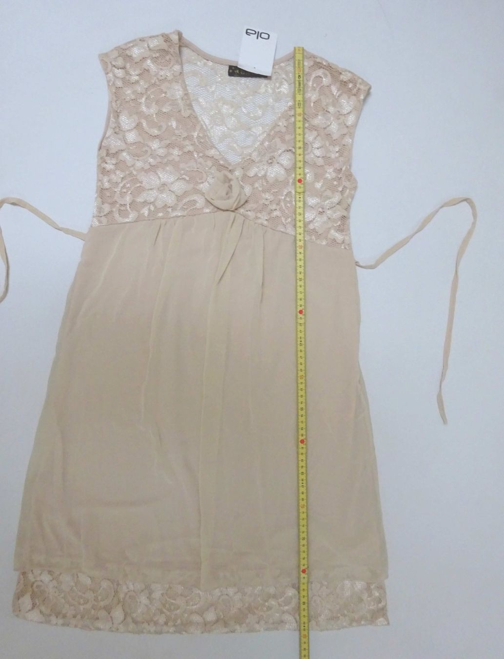 Vestiti: Neues Kleid - Spitze / Chiffon - beige - Grösse M – Nuovo e nell'imballaggio originale da Zofingen venduto da Justizia_01 4