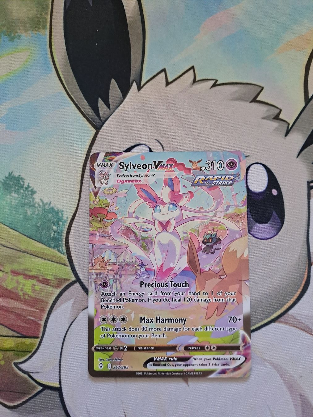 Pokémon Carte collezionabili: Sylveon VMAX 212/203 Evolving Skies – Nuovo (secondo la descrizione) da Basel venduto da mfe_86h9
