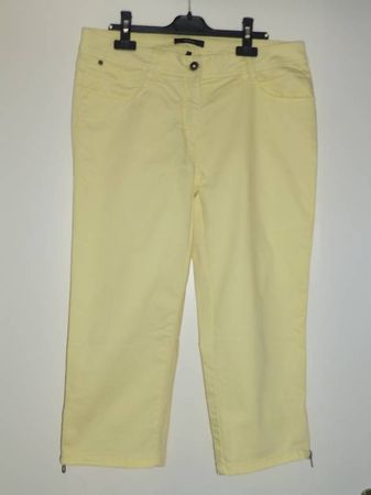 Bonita Hose 3/4 Jeans gelb Grösse 40