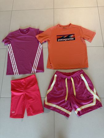 4-teiliges Sport-Set: Patagonia, Adidas, Nike, Under Armour