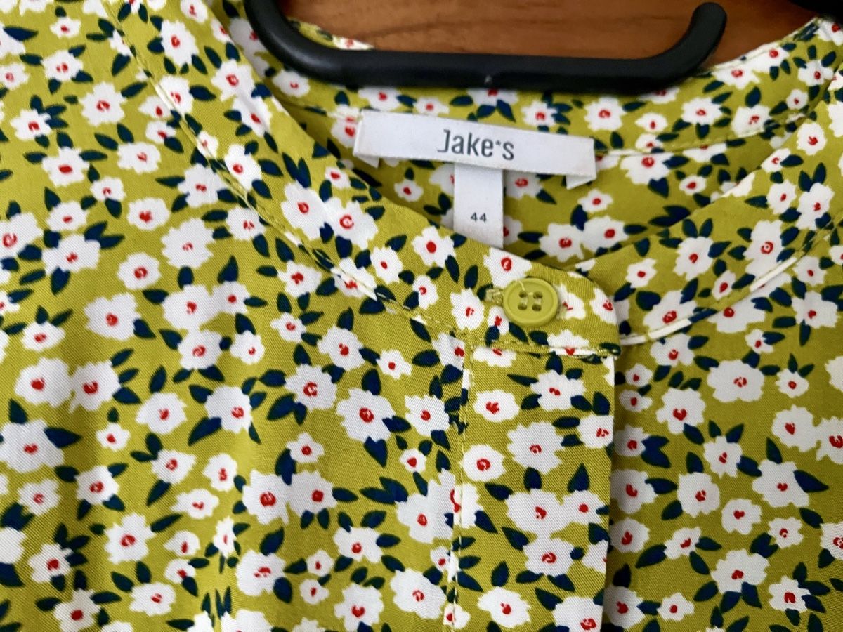 Camicette: Jake*s Bluse, Gr. 44, Blumenmuster – Usato da Wittenbach venduto da sambuk 1