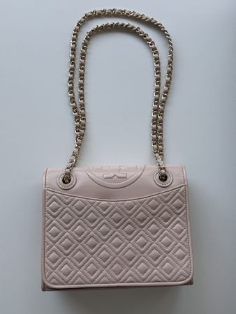 Hellrosa Tory Burch Handtasche