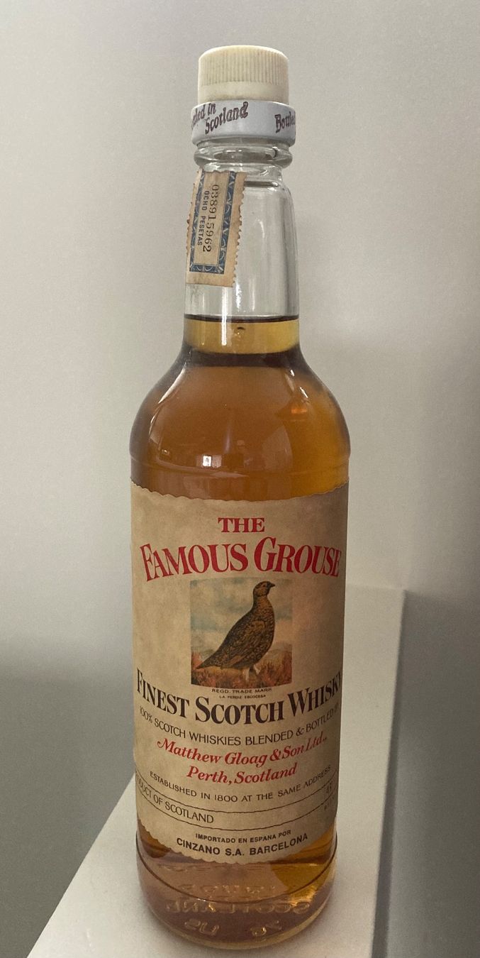 Spirituosen: Whisky The Famous Grouse von ca 1985 – Neu (gemäss Beschreibung) aus Roggwil BE von Maui2000