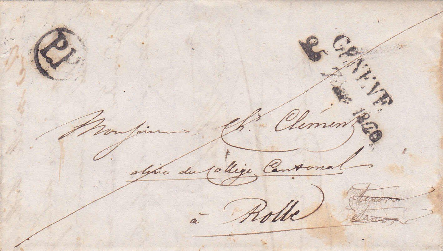 Tutti i francobolli: 1840, "Geneve 25 7bre 1840", – Usato da Wenslingen venduto da riger11