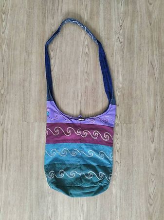 Borsa a tracolla etnica colorata