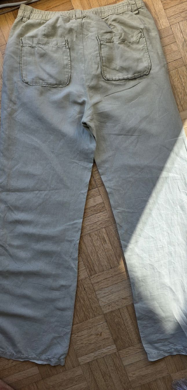 Zara Pantalons: Pantalon en lin vert clair Zara S – D'occasion à Yverdon-les-Bains par van_dq65 3