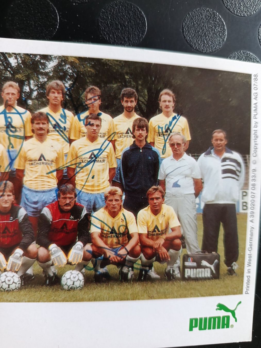 Autogramme: Union Solingen - Handsignierte Autogrammkart - 80er - selten – Gebraucht aus Menziken von Artographs 2