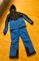 Skijacke und Skihose Set, blau/schwarz
