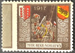 Soldatenmarke 1.WK, Mitrailleur RS V/3, Wi MS 8a