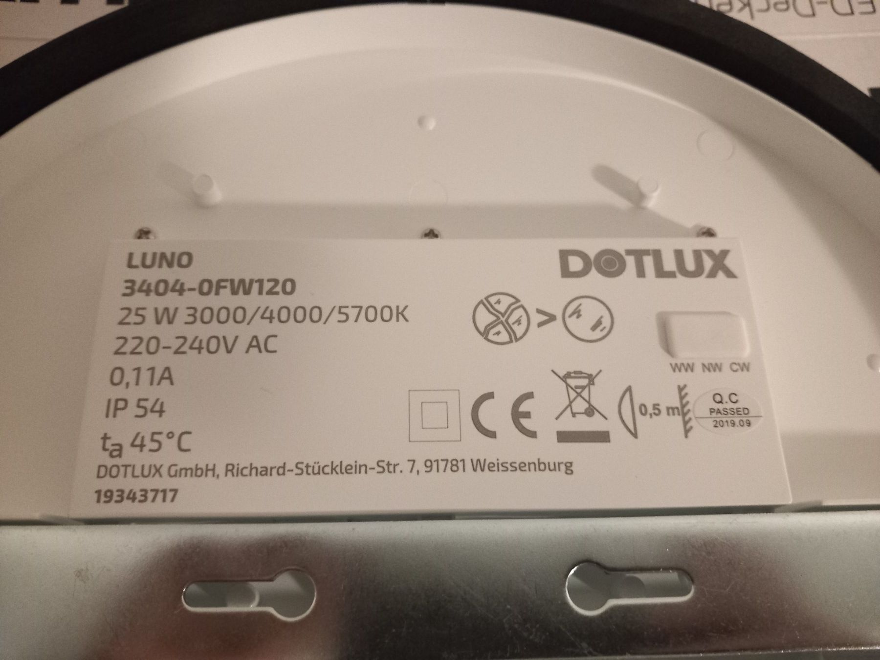 Lampadari & plafoniere: LED Deckenleuchte 25W IP54 – Nuovo e nell'imballaggio originale da Thun venduto da Beroshop 1
