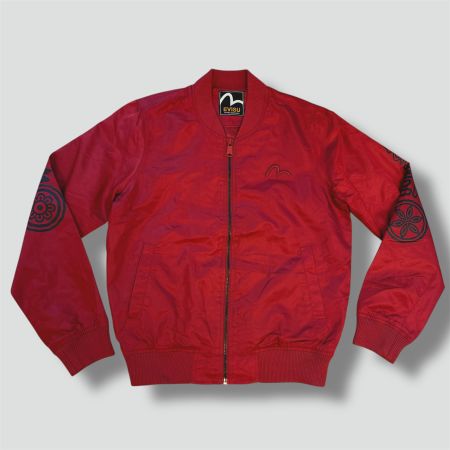 Evisu Alphabet red bomber raincoat japan (nike stüssy retro)
