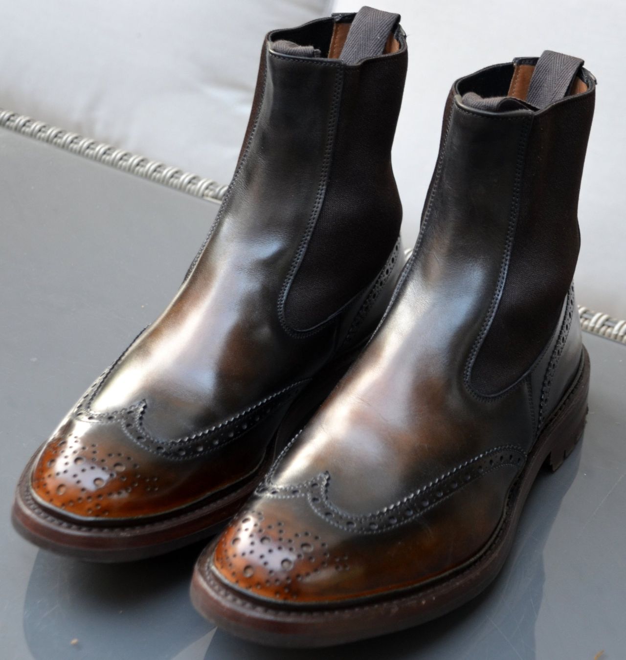 Scarpe da uomo: Tricker's Boots / bottes .10 / 44 – Usato da Collonges venduto da Auganien 1