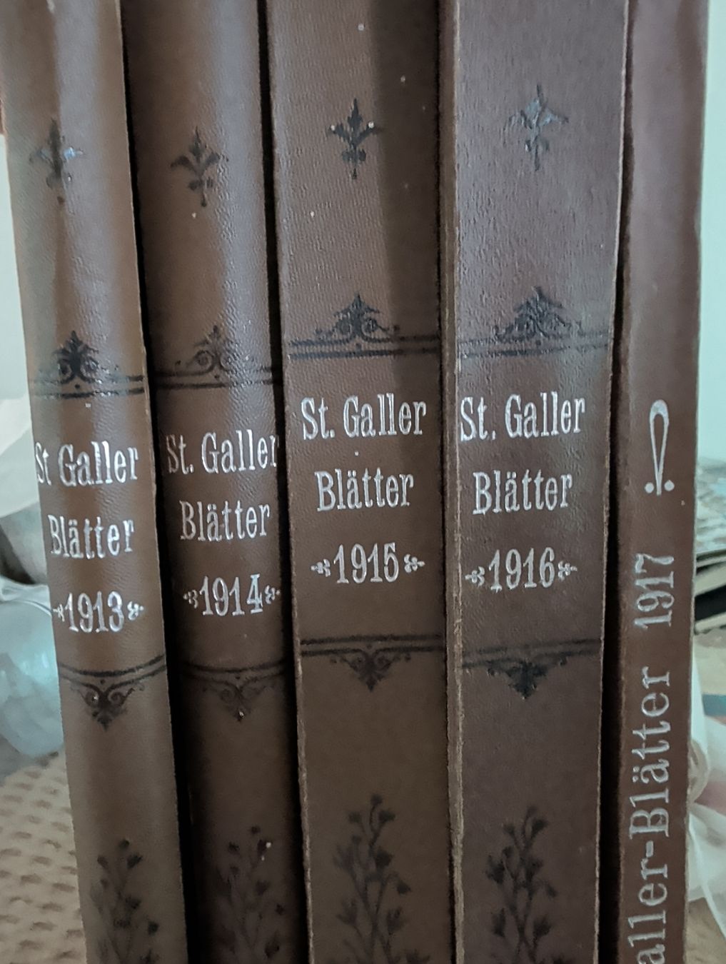 Libri: St. Galler Blätter 1913-1917 – Usato da St. Gallen venduto da pk1199 1