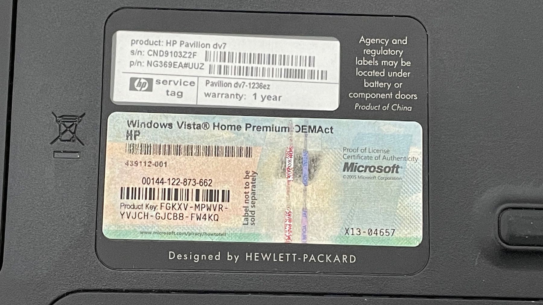 Hewlett Packard Notebook: HP Pavilion dv7-1236ez - HP-Laptop – Difettoso da Zürich venduto da salsabaer 6