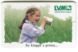 Telefonkarte "LVM Versicherung".