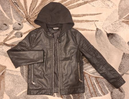 Jacke Lederimitat - Gr. 140