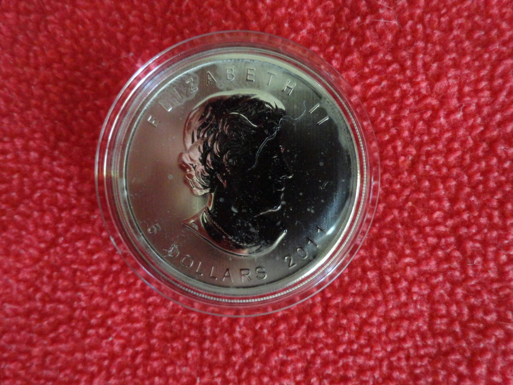 Tutti le monete: Silbermünze Kanada Maple Leaf 5 Dollars 2011 - Elizabeth II – Nuovo (secondo la descrizione) da Gerlafingen venduto da Shiva_74 1