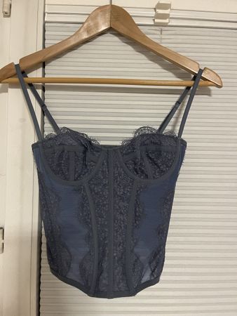 Urban Outfitters Korsett blau