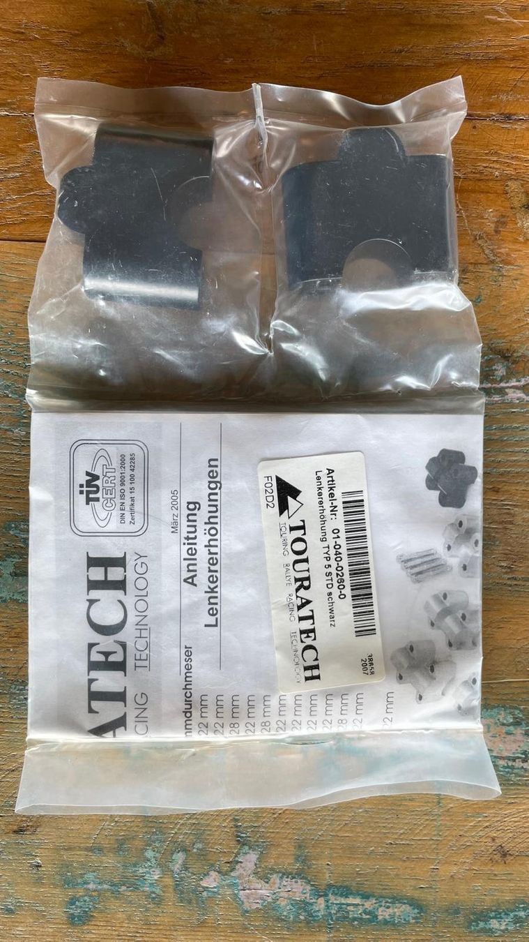 Tutti i ricambio per moto: Rehausse de guidon moto – Nuovo e nell'imballaggio originale da St-Blaise venduto da Dexocet