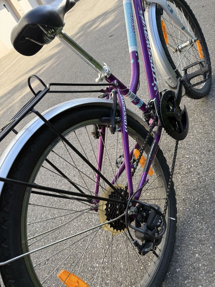 Biciclette: Kinderfahrrad Mädchen violett, 24 Zoll – Usato da Rickenbach b. Wil venduto da ire_kd62 2