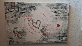 Bild "Only Heart" 40x60 cm