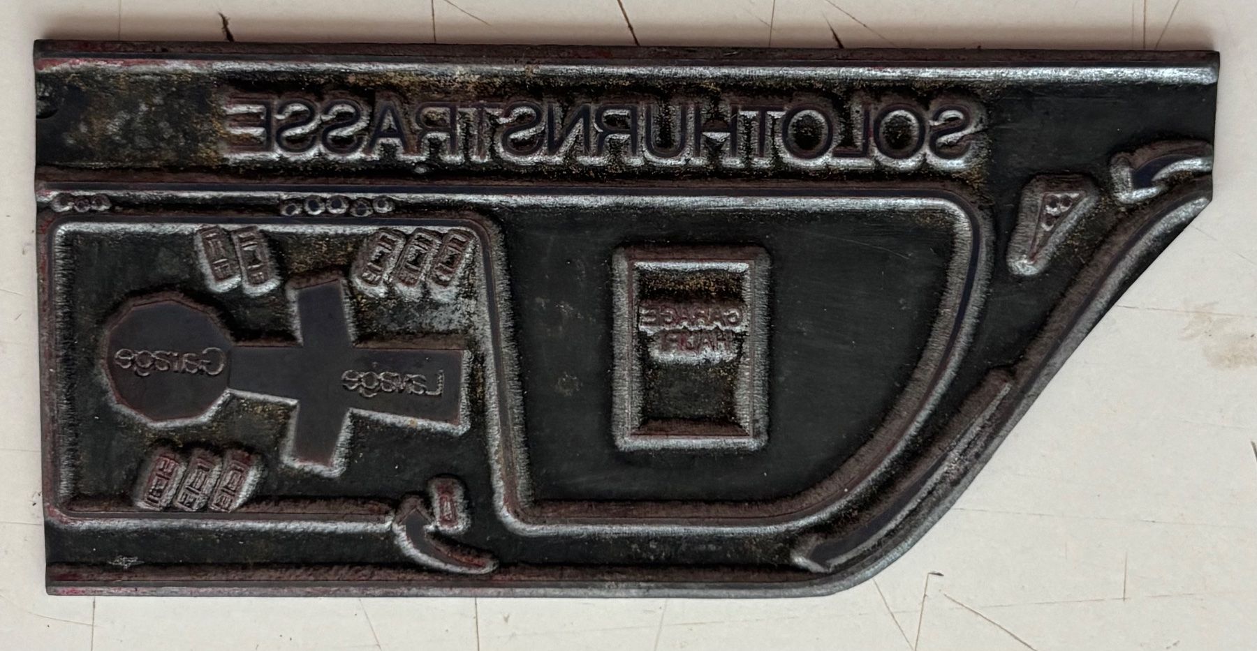 Foto & Immagini: Cliché typographique - Solothurnstrasse - Lavage, Garage – Usato da Neuchâtel venduto da gefdeneuch