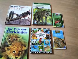 Sachbücher für Kinder: wilde Tiere