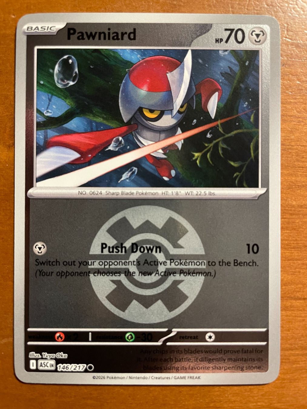 Pokémon Carte collezionabili: Pokemon Pawniard Reverse (Versand gratis) – Nuovo (secondo la descrizione) da Chur venduto da Angerson
