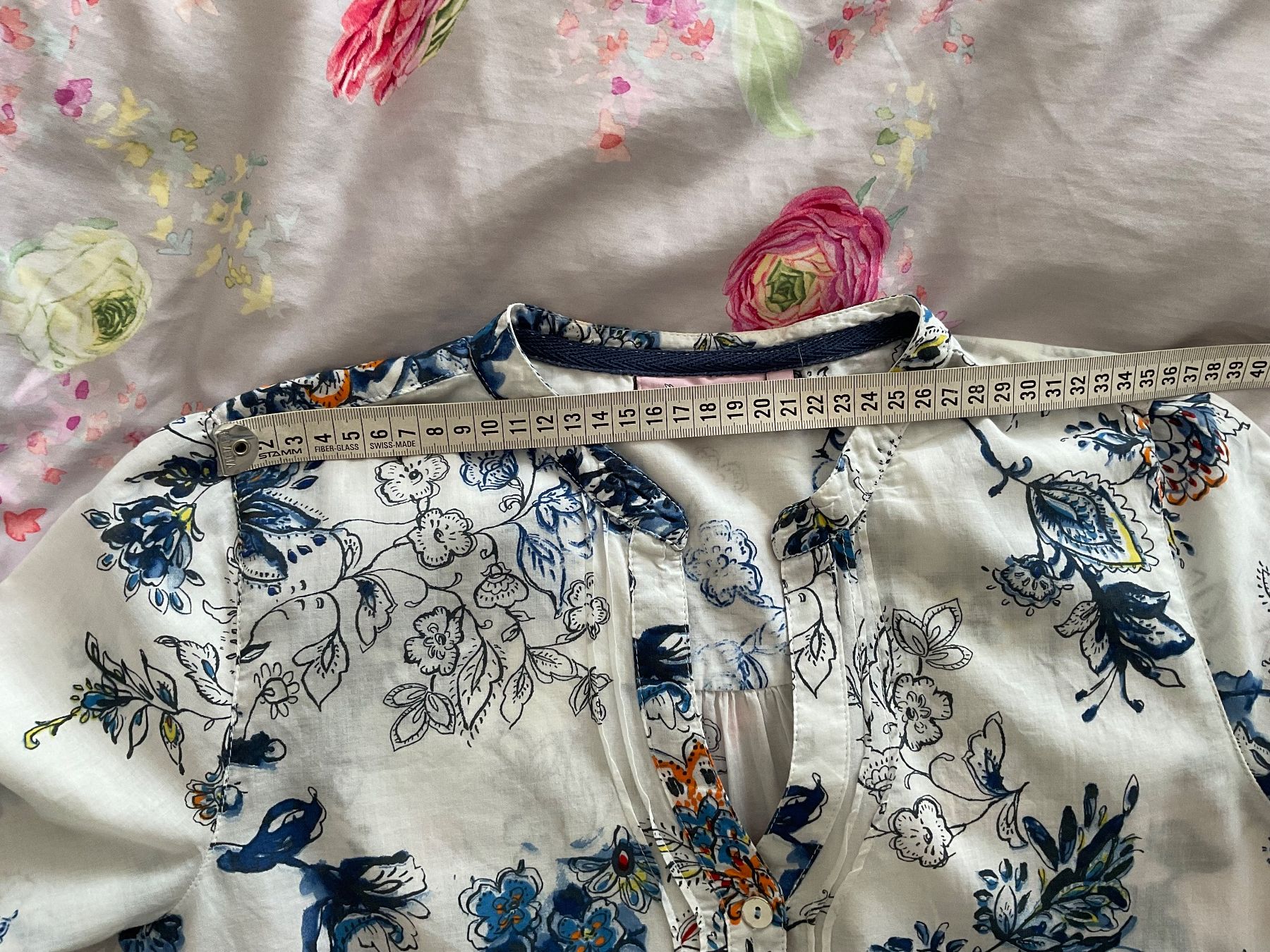 Emily van den Bergh Camicette: Emily van den Bergh Bluse Gr 34 feine Baumwolle – Usato da Urdorf venduto da alda02 5