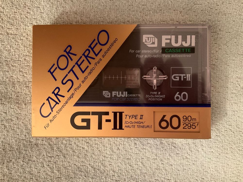 2 Cassettes audio FUJI GT-IIX 60min / worldwide shipping