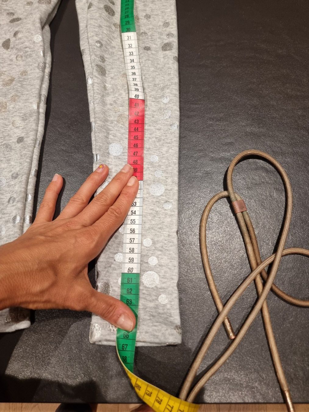 Strümpfe & Strumpfhosen: Selfmade Leggings Punkte, ca. 122/128 – Gebraucht aus Buttikon SZ von Limo180 3