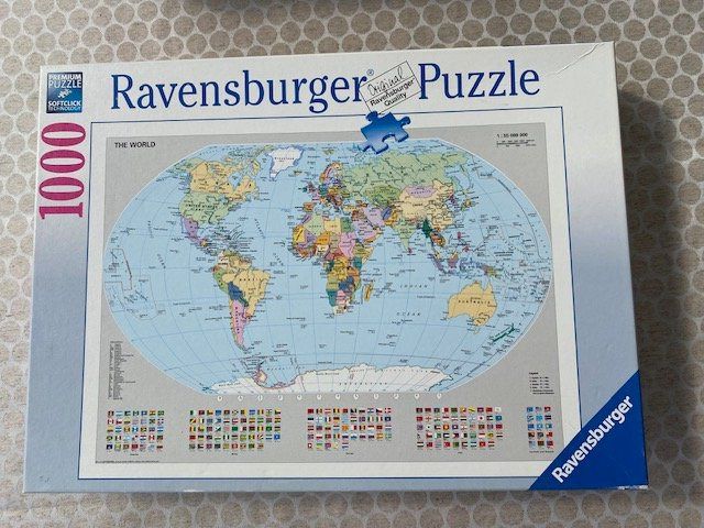 Ravensburger Puzzles: Puzzle Weltkarte 1000 Teile – Gebraucht aus Wohlen AG von