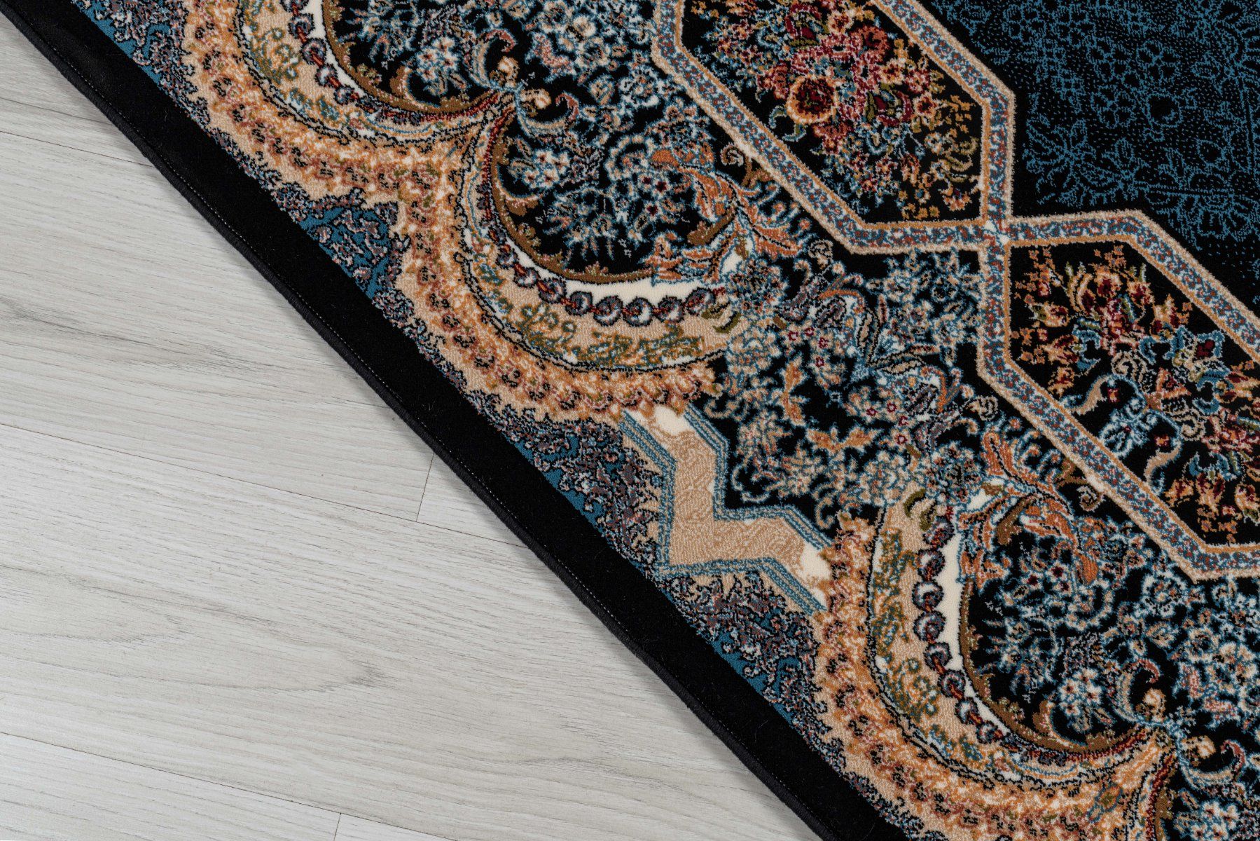 Tappeti: Schöner Orientteppich Perser Teppich blau Wohnzimmer – Nuovo e nell'imballaggio originale da Birmensdorf ZH venduto da azad110 3