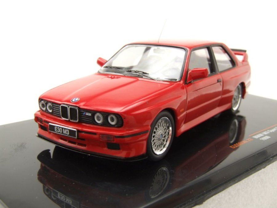 BMW Modellautos: BMW M3 E30 1986-1990 rot    1:43 von IXO – Neu und originalverpackt aus Gerlafingen von espero88