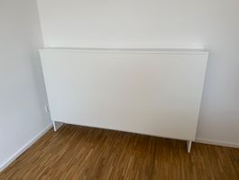 Heizkörperverkleidung weiss Holz L154cm B20cm H96cm neu