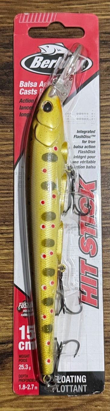 Berkley Esche: Berkley Wobbler Hit Stick floating - 15 cm – Nuovo e nell'imballaggio originale da Widnau venduto da Fishingtackle_Oggy