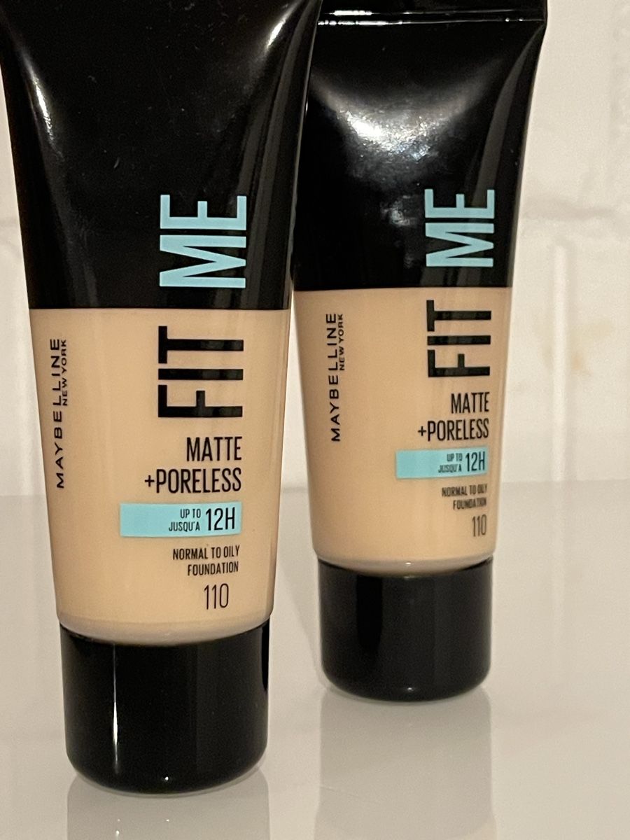 Make-up: 2x Maybelline Fit Me, Matte+Poreless Foundation, 110 – Nuovo e nell'imballaggio originale da Auw venduto da chr_vcc8 2