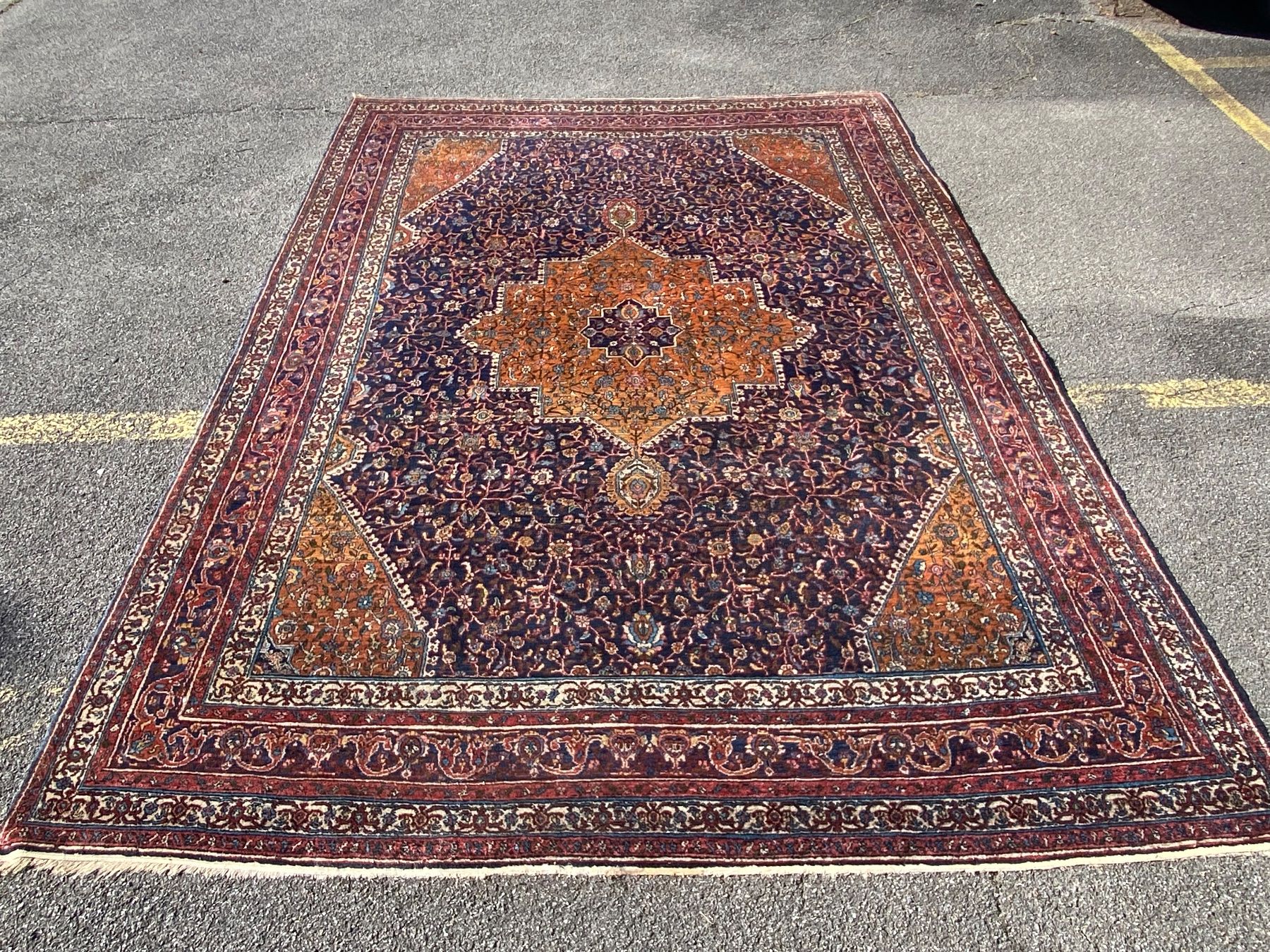 Tappeti: Perser Teppich, Orientteppich, blau/rot, Vintage – Usato da Zürich venduto da 888simon888 5