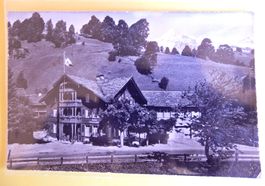 Alte Ansichtskarte Hotel Schweizerheim Grindelwald-Schwendi
