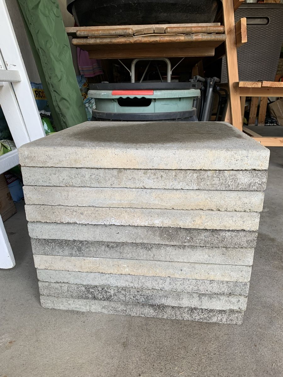 Rivestimenti per pavimenti: Gartenplatten 50cm x50cm – Usato da Mellingen venduto da rah_qqy8 3