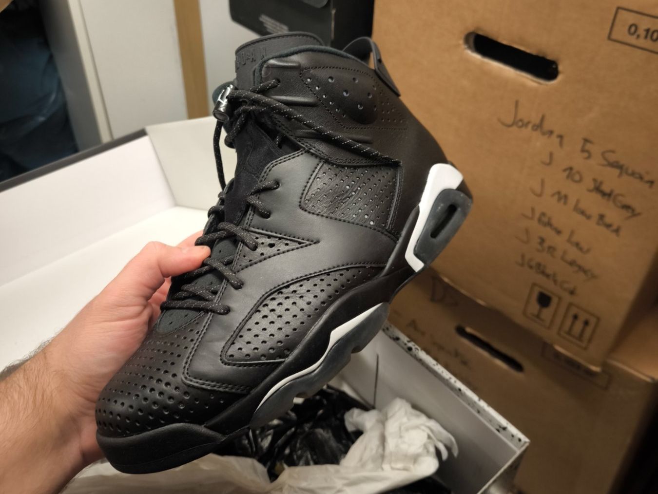 Jordan Scarpe da uomo: Jordan 6 Retro Black Cat Size 45 – Usato da Zürich venduto da l.to 6