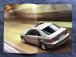 Prospekt Mercedes-Benz C-Klasse Limousinen W203 +Preise,2000