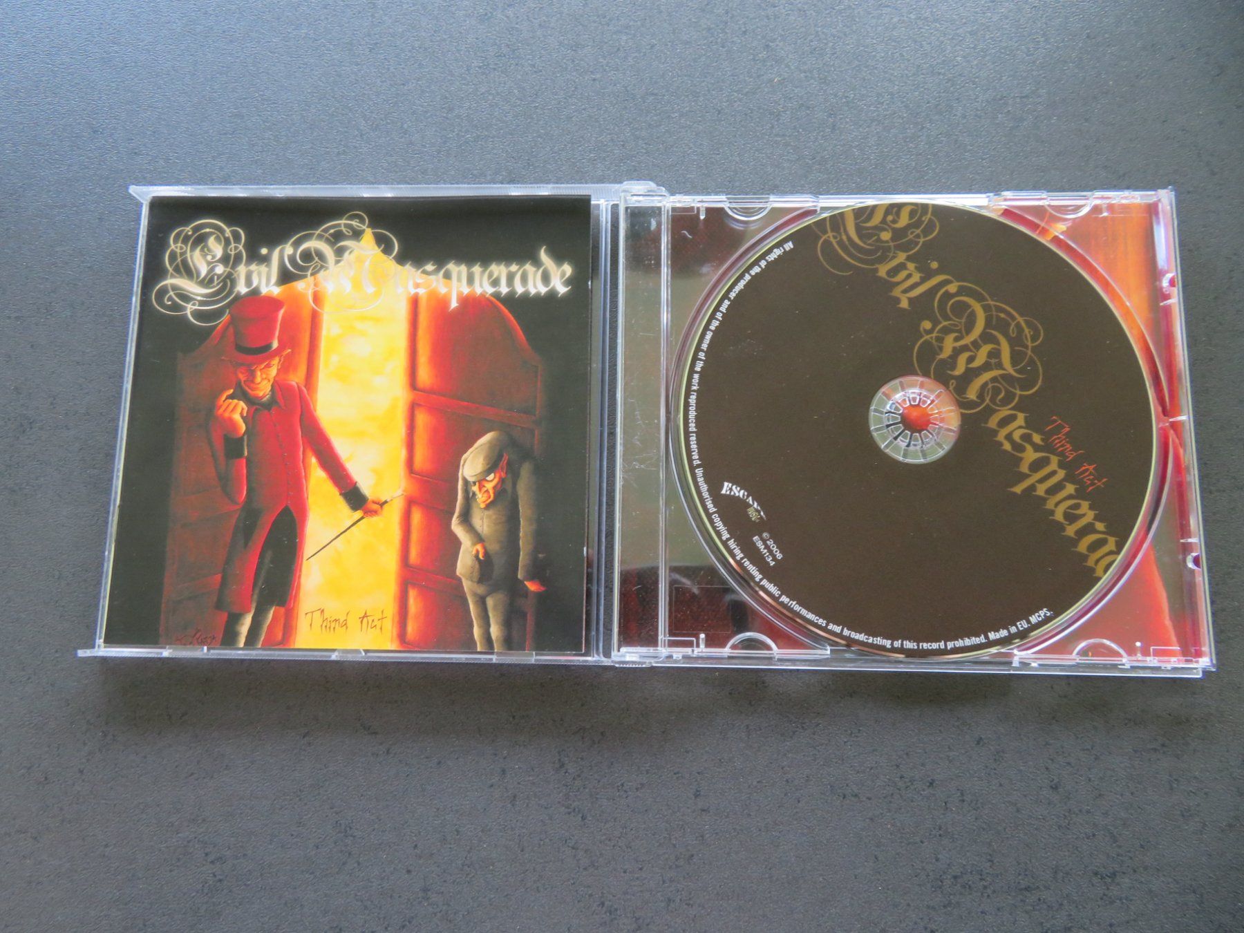 CD: EVIL MASQUERADE Third Act 2006 Heavy Metal CD – Usato da Niederbipp venduto da Onyx32