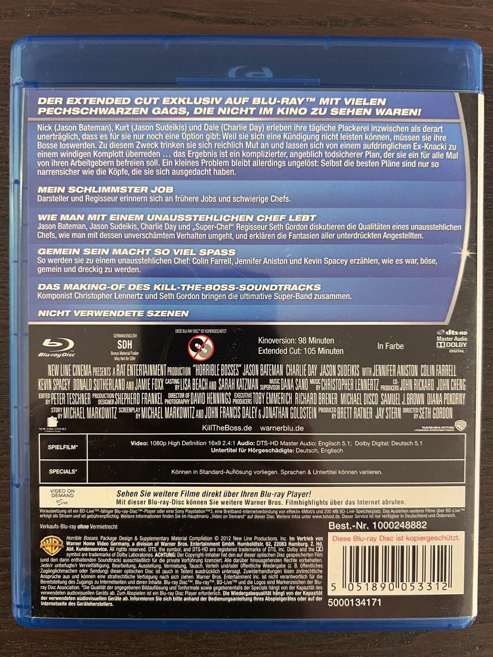 Alle DVDs: Kill the Boss – Gebraucht aus Zürich von Blu-ray_ZH 1