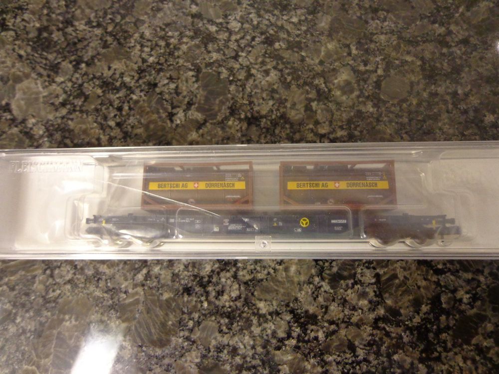 Wagon ACME 90247 Containerwagen PCC Bertschi – Édition Limitée Pour Passionnés De Modélisme Ferroviaire