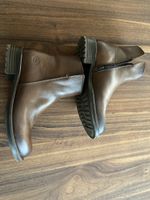 Braune Lederstiefeletten Gr.38