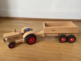 Fagus Holz Traktor mit Kippanhnger (Gebraucht) in Basel fr CHF 88  nur  Abholung auf Ricardo kaufen