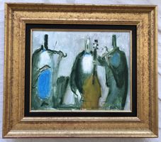 M. Ivo Holy (1932-1992) - Ölgemälde - Trio - Musiker