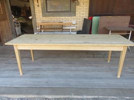 antiker Biedermeier-Tannentisch 240cm