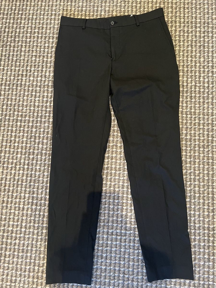 Jack & Jones Pantaloni: Schwarze Stoffhose Gr. 46 Jack & Jones Premium – Usato da Wollerau venduto da emelyvalerie